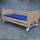 Cama plegable eléctrica de la atención sanitaria mayor del sitio de los cuidados en casa de AG-MC002 5-Function con el tablero respirable de la cama